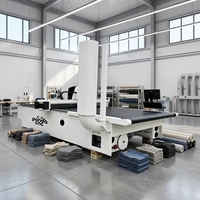 Plotter CNC Automático PANDA para Tela, Digitalizador CAD, Máquina de Corte Textil para Prendas de Vestir con Motor de Bomba, Capacidad de 120 m/min