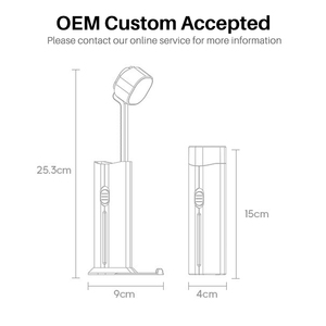 1200mAh có thể sạc lại đa chức năng đèn pin cho Home Reading Battery Operated xách tay không dây <span class=keywords><strong>LED</strong></span> nghiên cứu bàn ánh sáng đèn - Product Image 6