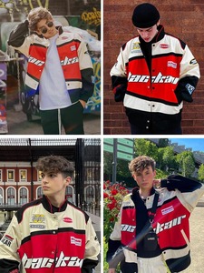 Fabricant OEM Manteau en chenille avec broderie de cuir et impression StreetWear de baseball avec logo personnalisé pour les femmes Blouson court de bombardier varsity - Product Image 4