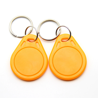 Porte-clés RFID ABS personnalisé pour contrôle d'accès, système de contrôle d'accès hôtelier XINHAN, 125 kHz T5577 EM4305, carte de membre 1K