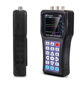 Handheld Digital Oscilloscope 2 Channels Bahasa Portuges Bahasa Rusia Bahasa Spanyol 100MHz Penyelidikan JDS6052S Signal Generator Portable Oscilloscope