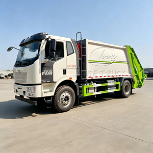 Hot Sale FAWJ6 Compressed Garbage Truck 4x2 12/14CBM Hydraulic Rear Loader Waste Compactor Truck Euro 5 Euro 6 LHD RHD Municipal - Product Image 5