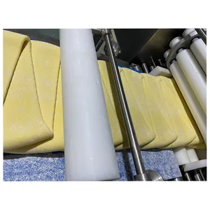 Mới đến CE nóng bán tự động Puff Pastry dây chuyền sản xuất Flaky Pastry máy làm bột tấm dòng cho nhà máy thực phẩm