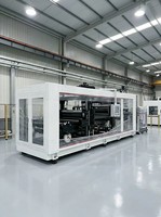 Máquina de Termoformado al Vacío de Nuevo Diseño, Totalmente Automática, de Tres Estaciones, para Fabricación de Contenedores de Alimentos, Tazas, Tazones, Bandejas y Tapas de PP, PET y PS