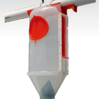 Distributeur d'aliments symétrique en plastique PP DL8, installation facile, système d'alimentation facile à nettoyer, équipement pour porcs, fermes d'élevage, autres machines agricoles