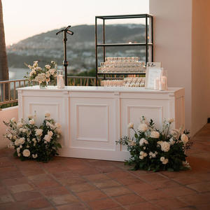 مخصص PVC معدن شريط الكوكتيل محطة مشروبات متنقلة لحفلات الزفاف وحفلات الاستقبال - Product Image 4