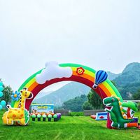 Figuras Inflables de Caracol Arcoíris Gigantes, Resistentes al Agua, Personalizadas, para Fiestas Infantiles, Decoración de Entrada de Parques de Diversiones