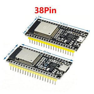Carte de développement ESP-32S 38 broches ESP-WROOM-32 ESP32 avec CPU double cœur, module Wi-Fi et Bluetooth 2,4 GHz à très faible consommation d'énergie - Product Image 1