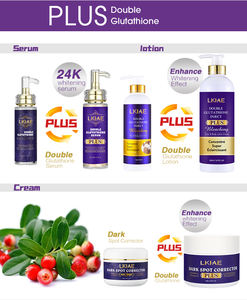 Hersteller Double Glutathion Naturally Brighten beschleunigt den Stoffwechsel Erweichen Sie die Beruhigung Reduzieren Sie die Rötung White ning <span class=keywords><strong>Skin</strong></span> Care Set - Product Image 6