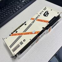 Carte graphique VGA d'occasion IGame RTX 3080 10 Go GDDR6X Ultra W OC blanche avec refroidissement triple ventilateur 8+8Pin PCI-E pour PC de bureau gaming