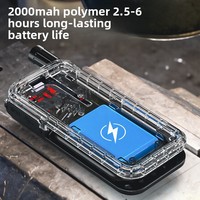 Lampe de camping portable LED multifonctionnelle en ABS, lumière du jour 5000K, noire, super longue autonomie, étanche, avec crochet magnétique et stylo
