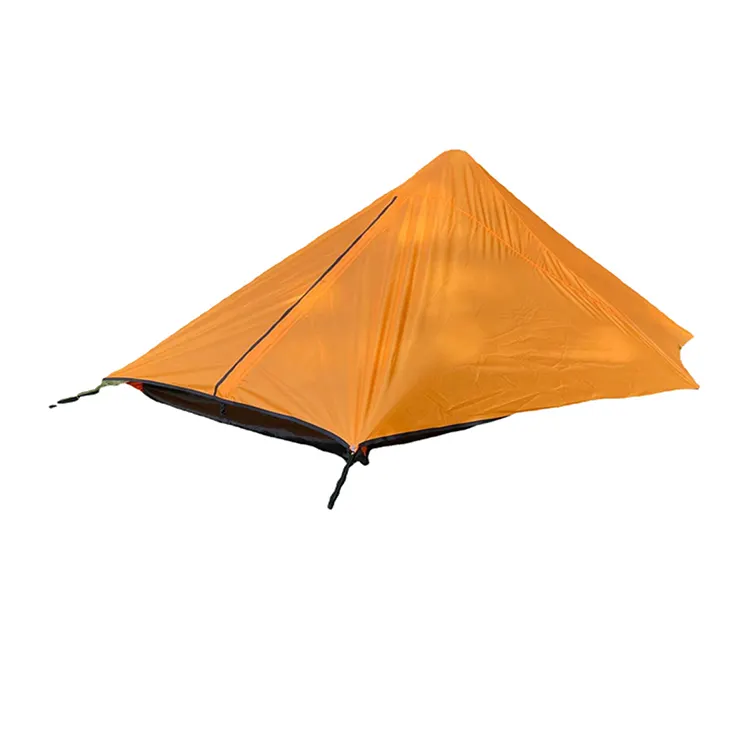Barraca de acampamento inflável para campistas, barraca de acampamento preta portátil à prova d'água para caminhadas na natureza, ideal para festas