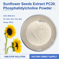 JULYHEALTH Fournisseur en gros d'extrait naturel de graines de tournesol, Phosphatidylcholine 20%, Poudre de lécithine de tournesol PC20