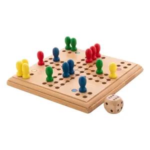 Juego de mesa Ludo de bambú, dispositivos sostenibles - Product Image 1