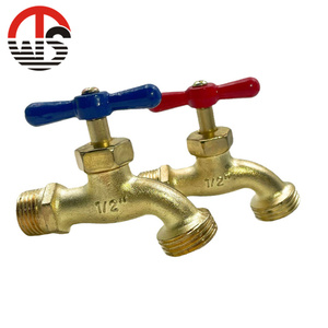Grifo de latón macho de 1/2 y 3/4 pulgadas de cuarto de vuelta para sistema de fontanería - Product Image 4