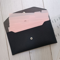 Dompet Kulit Pebble Awet Y&G Wholesale, Kantong Penyimpanan Kustom, Tempat Uang, Tas Bank Dengan Kancing Tekan