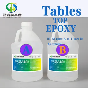 Two component High transparency Deep Pour Epoxy Resin for river table
