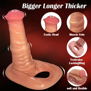 ERUN Soft Silicone Penis Sleeve Shaft Ring | Delay Cock Ring For Men (Skin Tone A)