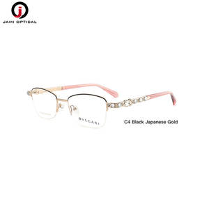 إطارات بصرية معدنية فاخرة عتيقة عالية الجودة من الفولاذ المقاوم للصدأ بتصميم كلاسيكي مستطيل للنظارات البصرية المعدنية - Product Image 6