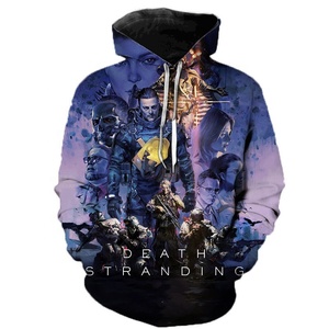 เสื้อกันหนาวมีฮู้ดสำหรับผู้ชายและผู้หญิง, เสื้อโค้ทแฟชั่นมีฮู้ดขนาดใหญ่พิเศษเสื้อแนวสตรีทฮาราจูกุพิมพ์ลาย3D เกม <span class=keywords><strong>Death</strong></span> - Product Image 6