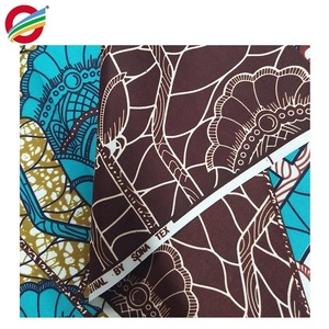 <span class=keywords><strong>Tissu</strong></span> Imprimé <span class=keywords><strong>Wax</strong></span> Authentique Garanti Hollande Pagne Africain Robe 100% Coton 6 Yards - Product Image 4