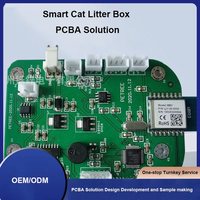 Caja de Arena Inteligente para Gatos con Autolimpieza, Desarrollo de IoT, Monitoreo de Peso/Seguridad, Sensor de Temperatura y Humedad, Tecnología para Mascotas, PCBA