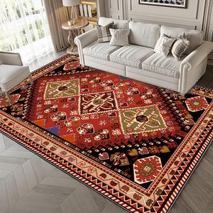 Hot Bán Tùy Chỉnh Thiết Kế Ba Tư Truyền Thống Arabic Phong Cách Thảm Màu Đỏ Phòng Khách Thảm Thiết Kế Thảm - Product Image 4