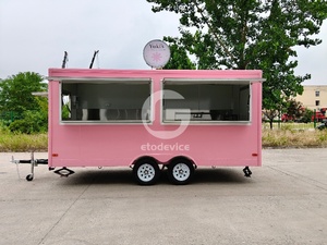 รถขายอาหารเคลื่อนที่พร้อมอุปกรณ์ครบครันสำหรับร้านอาหารเคลื่อนที่ บริการขายกาแฟ ขนม พิซซ่า และอาหารจานด่วน - Product Image 2