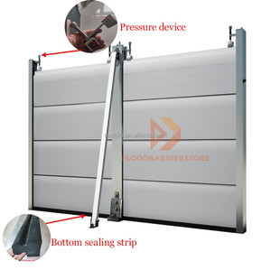 Barriere di allagamento per esterni in lega di alluminio per porte da Garage veloci per la casa esterna efficace controllo del traffico per le inondazioni - Product Image 5