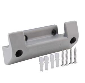 Support de tuyau d'arrosage <span class=keywords><strong>mural</strong></span> en PVC, 2 pièces, avec 4 vis d'expansion - Product Image 1