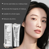 Crème liftante instantanée OEM/ODM compatible maquillage, anti-rides, lisse les ridules, estompe les pores avec acide hyaluronique