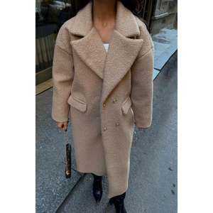 Abrigo de Mujer en Bouclé Marrón, Reversible, Transpirable e Impermeable, Talla XS, para Otoño e Invierno - Product Image 3