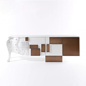 <span class=keywords><strong>Buffet</strong></span> en bois sculpté de luxe de style vintage de haute qualité <span class=keywords><strong>buffet</strong></span> <span class=keywords><strong>design</strong></span> Offre Spéciale pour cuisine maison meubles à usage général - Product Image 4