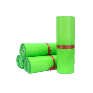 Logo personalizzato rosa caldo biodegradabile per poli Mailer borsa Hotmelt Polymailer Mailing borse per corriere Online spedizione per calze - Product Image 5