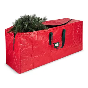 방수 PVC 내구성 강화 손잡이와 휴일 크리스마스 분해 나무 인공 크리스마스 트리 보관 가방