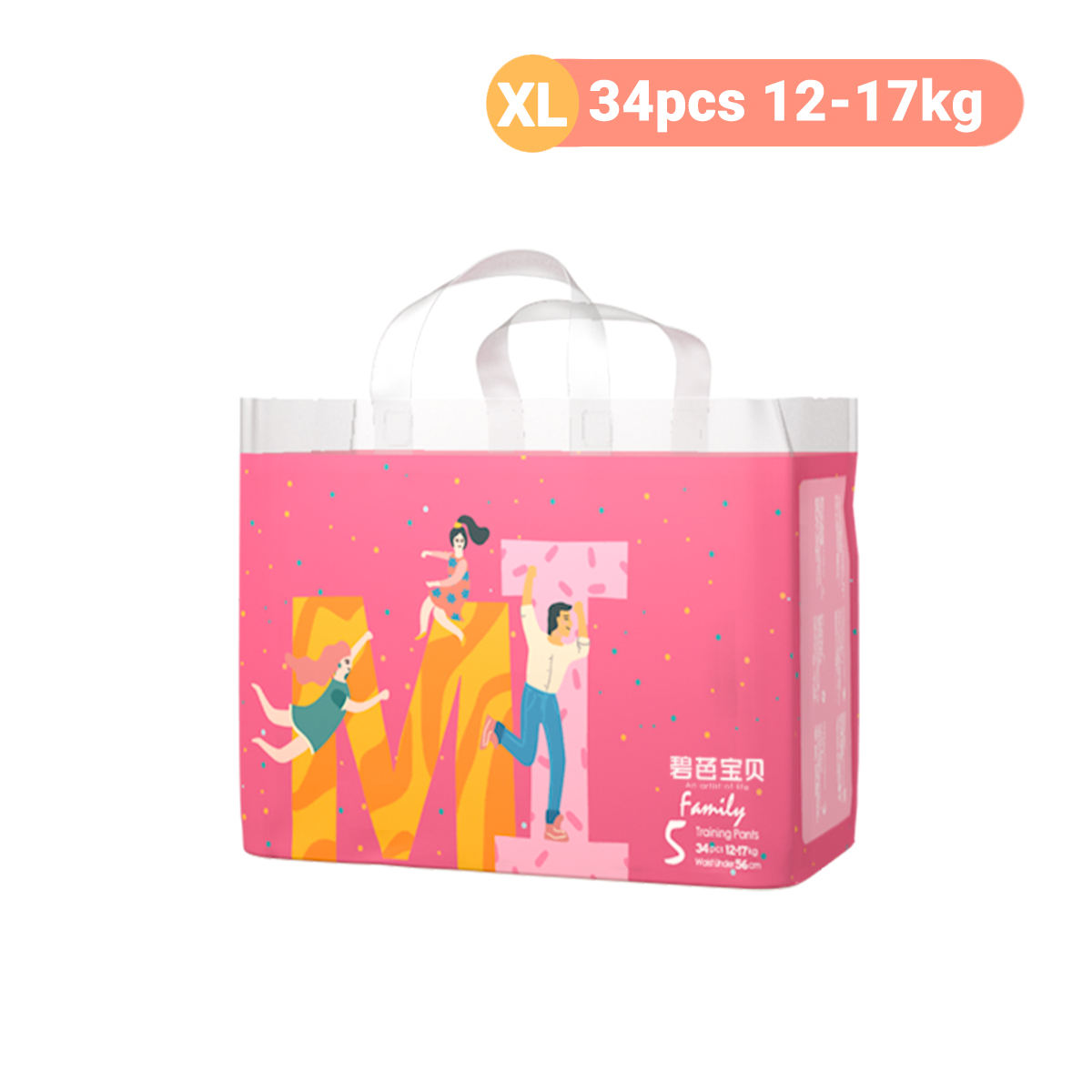 XL  -  34pcs  -   12-17kg