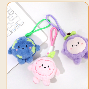 Groothandel Relatiegeschenken Tas Bedels Klein Ontwerp Kawaii Zacht Mini Knuffel Custom Pluche Sleutelhanger - Product Image 4