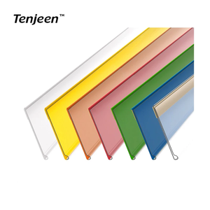 PVC nhựa dính hiển thị giá tag đùn nhãn chủ dải nhựa siêu thị Kệ talker Strips - Product Image 5