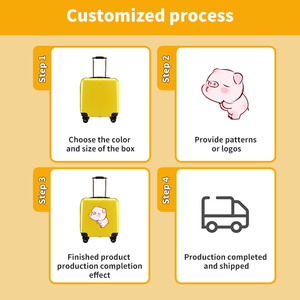 2024 नए कस्टम थोक कार्टून बच्चों स्कूल बच्चे के लड़के लड़कियों के स्पिनर का संयोजन लॉक ट्रैवल मिनी व्हील ट्रॉली कड़ी मेहनत - Product Image 4