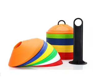 Cones esportivos para treino de velocidade, conveniente, esportes ao ar livre, cones de agilidade para treinamento de futebol