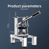 Aardappelmes Multifunctionele Frietmes met Handmatige Mechanisme Ecologisch Vriendelijke Groente- en Fruit Snijder Chips Groentesnijder