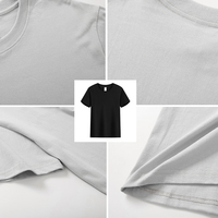 Produsen Kaos OEM Grosir Harga Murah 100% Katun 200 gram Kaos Polos Ramah Lingkungan Bernapas untuk Pria