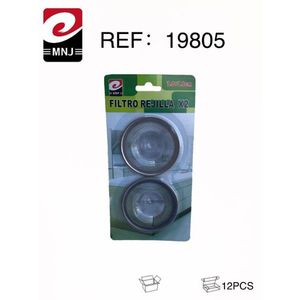 Filtro Rejilla 2Pcs 7.0x7.0cm Para Desage de Piso - Product Image 2