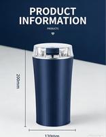 Moulin à poudre portable en acier inoxydable pour usage domestique, hôtelier et automobile, avec réduction du bruit, pour grains médicinaux et café