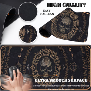 <span class=keywords><strong>Tapis</strong></span> <span class=keywords><strong>de</strong></span> souris <span class=keywords><strong>de</strong></span> jeu <span class=keywords><strong>XXL</strong></span> Occult Skull Mystic Runes & Precision Tracking 80x30cm - Product Image 4