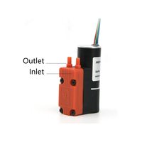 Pompe à vide micro Kamoer HLVP1.6, moteur sans balais 3.7V DC, pompe à air à diaphragme 1.6L/min pour transfert de gaz et détection