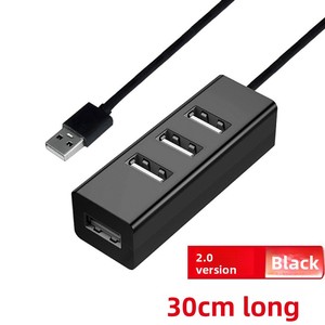 Factory Direct Four-Port USB 2.0 Hub <b>Splitter</b> & Extender One-to-Four Model C-040 - Product Image 6