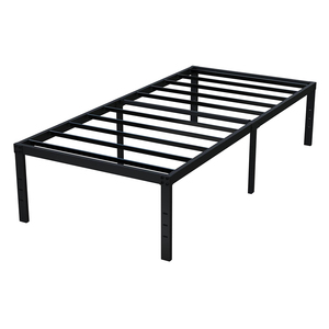 Usine en gros 14 "<span class=keywords><strong>hauteur</strong></span> moderne TWIN/FULL/QUEEN/KING haute plate-forme taille double cadre de <span class=keywords><strong>lit</strong></span> cadre de <span class=keywords><strong>lit</strong></span> contemporain - Product Image 3