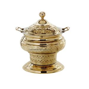 Réchauffeur d'aliments décoratif de luxe en laiton pour buffet plat de service de restauration pour restaurant, hôtel et événements - Product Image 1