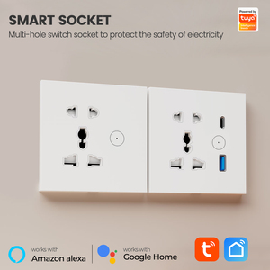 <span class=keywords><strong>SMATRUL</strong></span> <span class=keywords><strong>WiFi</strong></span> akıllı soket, uzaktan Tuya kontrolü, çok fonksiyonlu fiş şarj, Google ev Amazon Alexa için ses kontrolü - Product Image 2